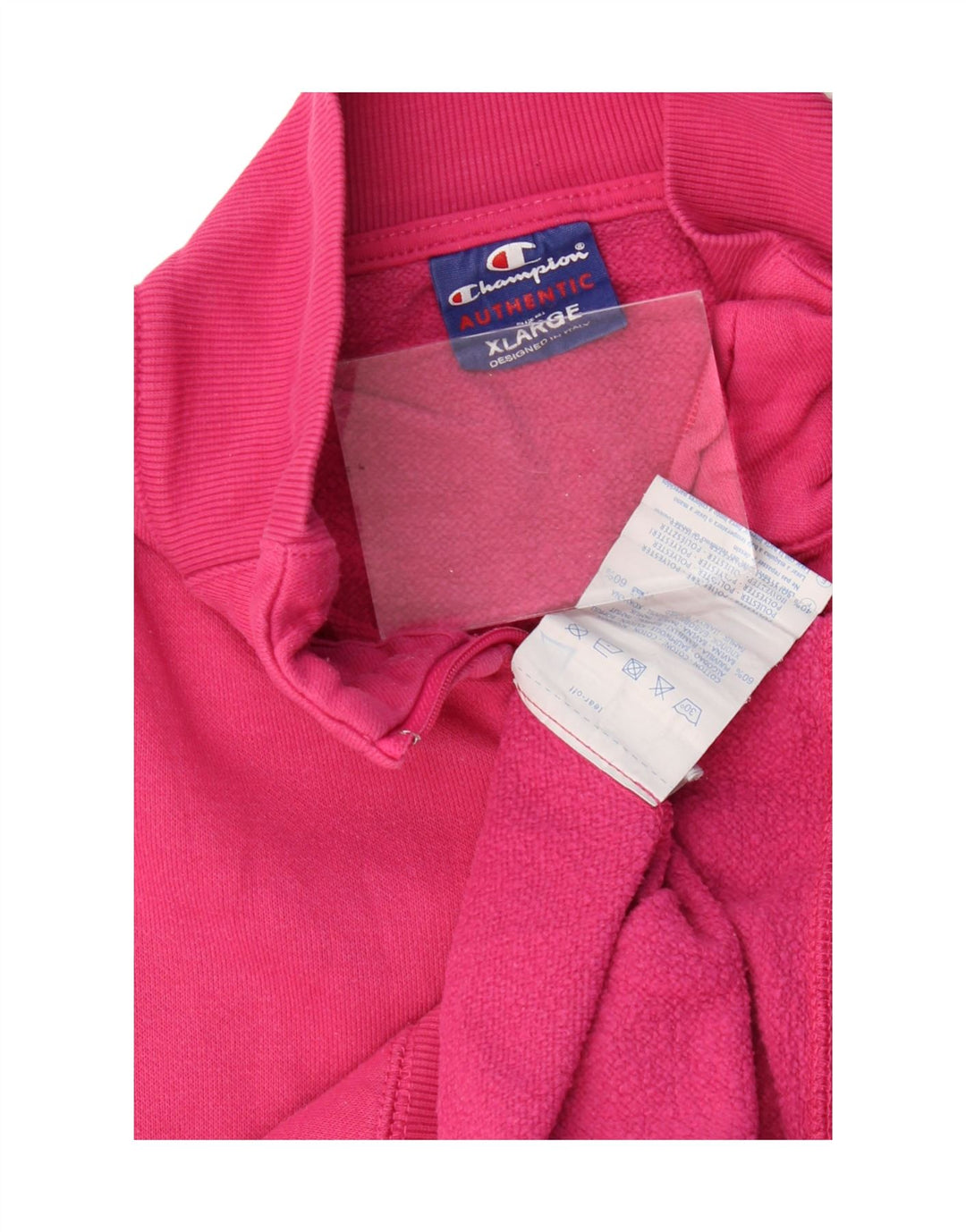 Champion γυναικεία αθλητική φόρμα Top Jacket UK 18 XL Pink Cotton