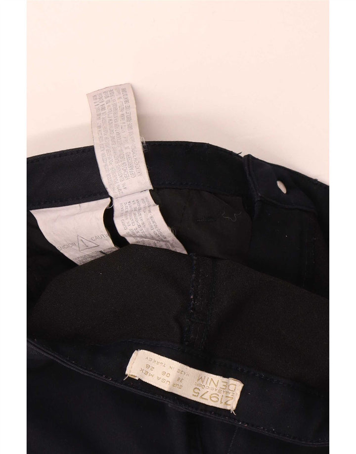 Zara Γυναικείο Slim Jeans EU 38 Small W28 L27 Navy Blue Polyester