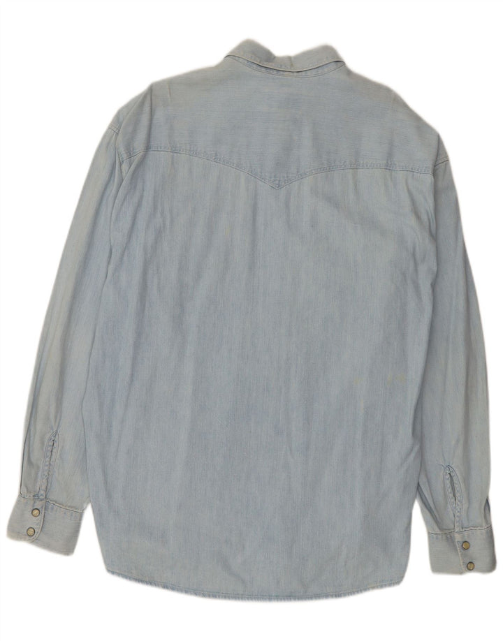 Uniform Ανδρικό Τζιν Πουκάμισο XL Μπλε βαμβακερό