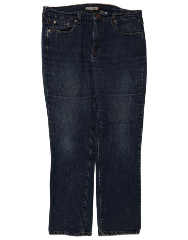 Levi's Womens 505 Straight Jeans US 12 Large W32 L28 Blue Cotton
