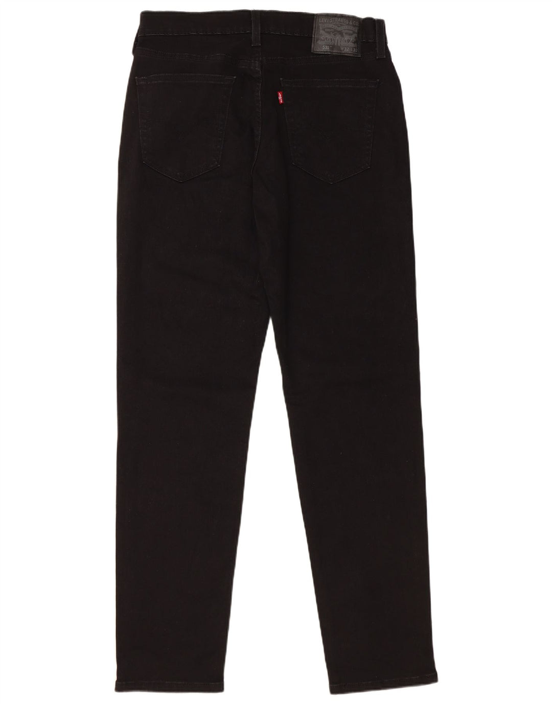 LEVI'S Ανδρικό 531 Slim Jeans W32 L32 Μαύρο βαμβακερό