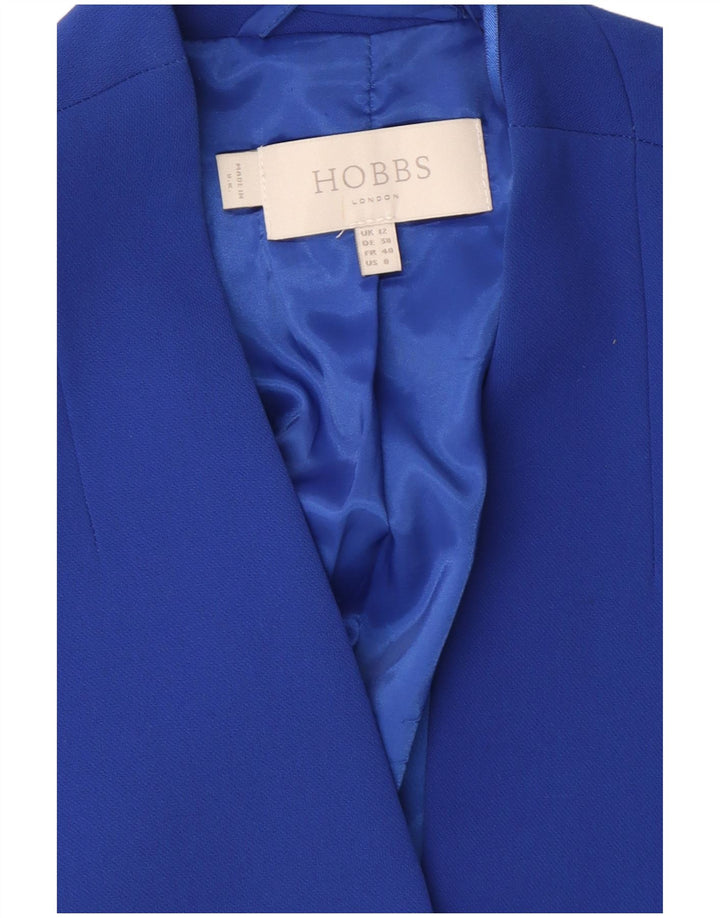 Hobbs Γυναικείο μπουφάν Bolero 3/4 μανίκι UK 12 Medium Blue Polyester