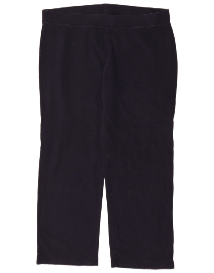 Marks & Spencer Γυναικεία Κολάν UK 20 2XL Navy Blue Cotton