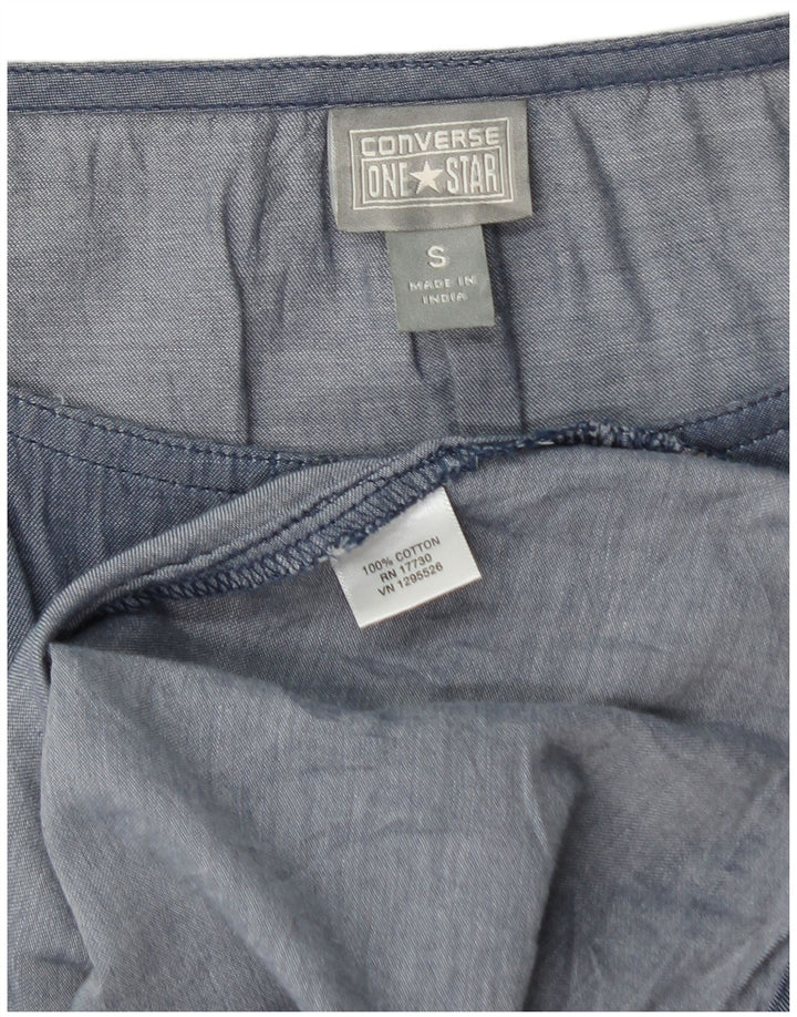 Γυναικείο Αμάνικο φόρεμα CONVERSE UK 10 Μικρό Μπλε Βαμβακερό