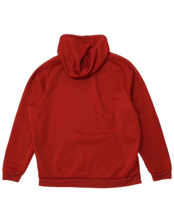 UNDER ARMOR Ανδρικό Hoodie Jumper XL μπορντό πολυεστέρας