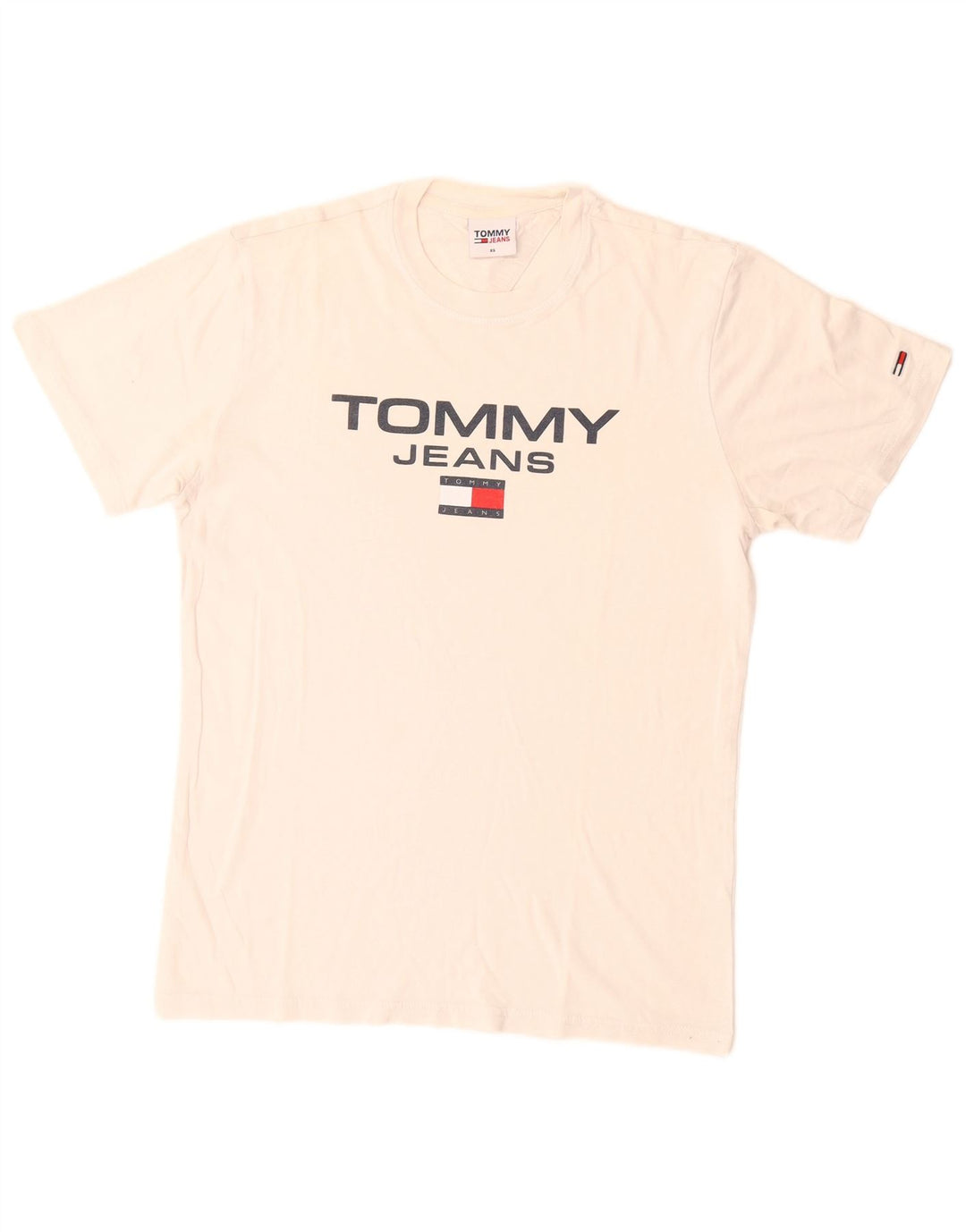 Ανδρικό γραφικό T-Shirt Tommy Hilfiger Top XS Λευκό