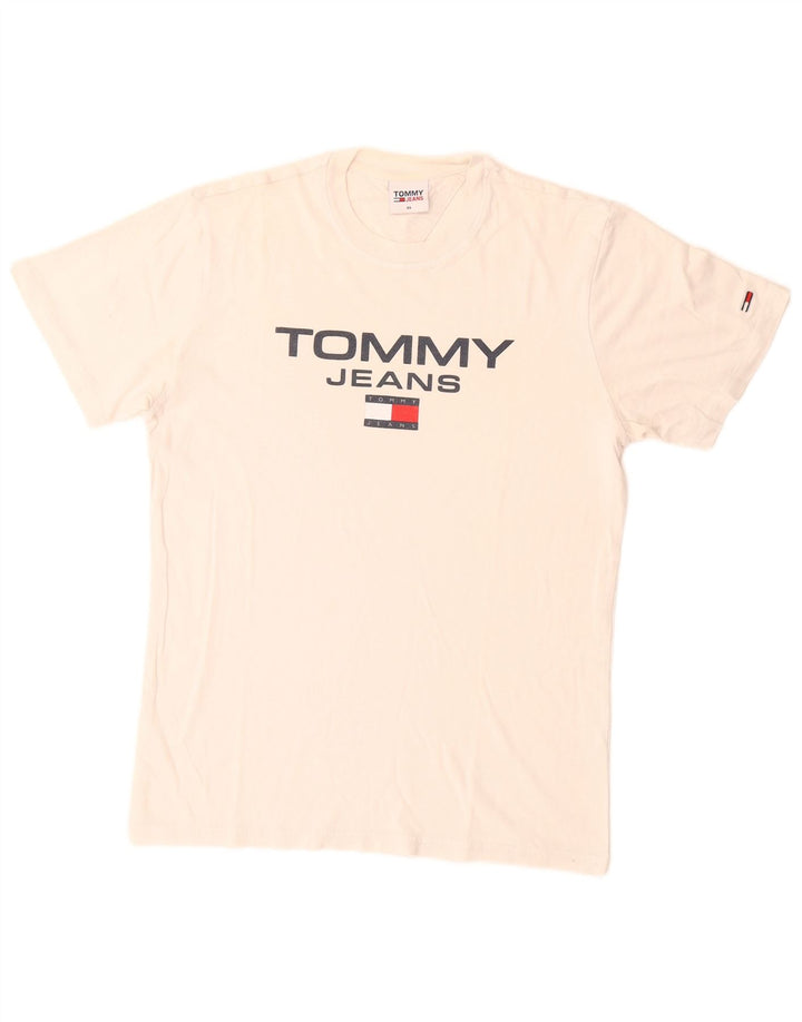 Ανδρικό γραφικό T-Shirt Tommy Hilfiger Top XS Λευκό