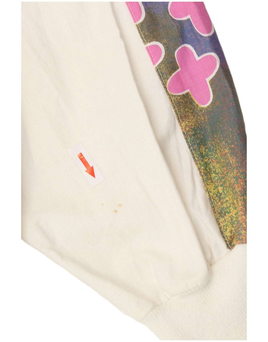 Ανδρική φόρμα Vintage Abstract Pattern Top Jacket EU 44/46 Small White