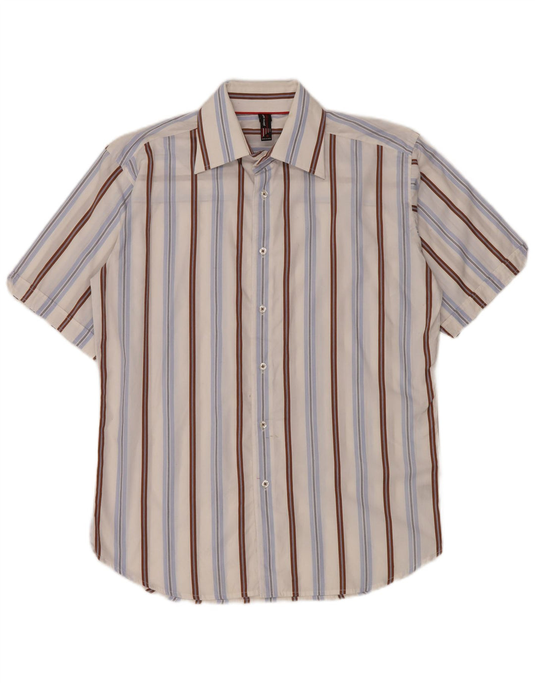 PIERRE CARDIN Ανδρικό κοντομάνικο πουκάμισο μεσαίο πολύχρωμο ριγέ