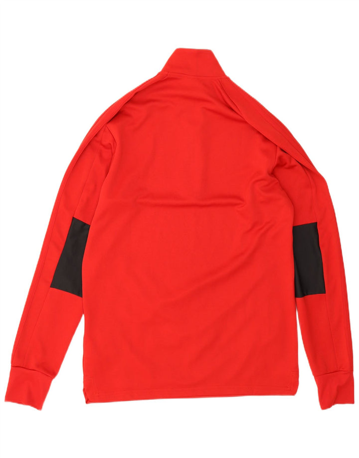 Ανδρική φόρμα φόρμας Adidas Climalite πουλόβερ Top Medium Red Colourblock