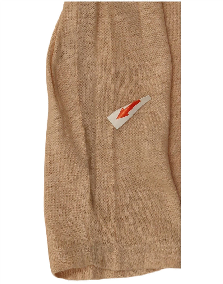 Zara Γυναικείο τοπ μακρυμάνικο UK 10 Small Beige