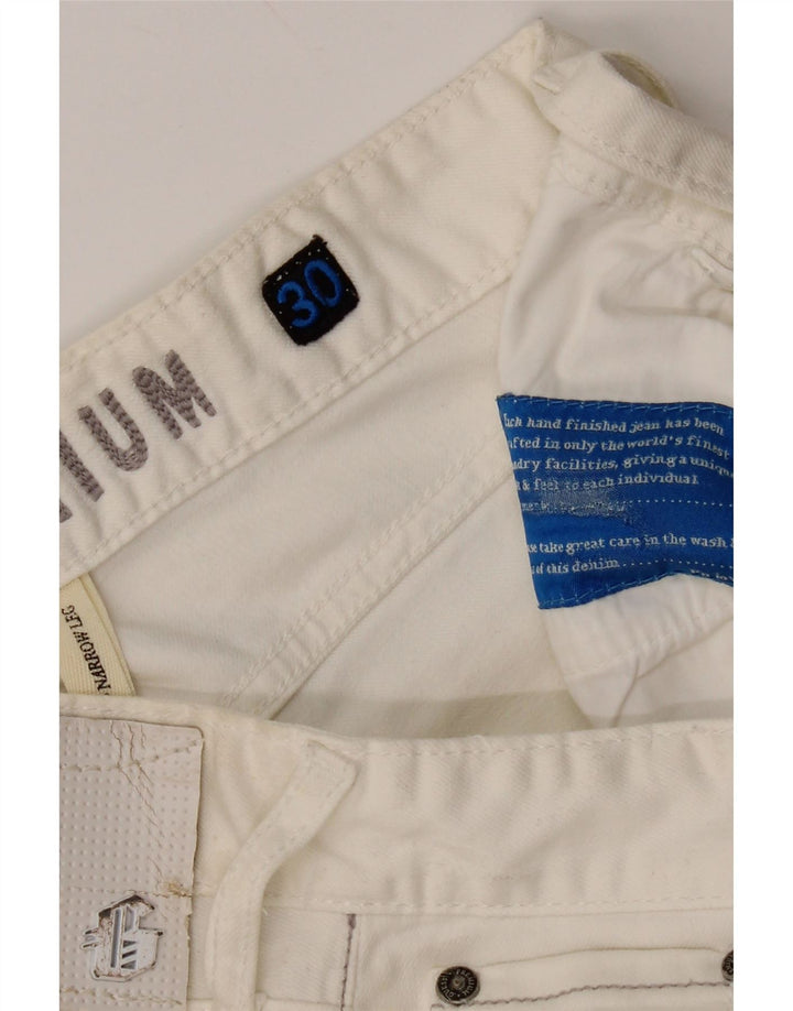 Guess Γυναικείο Slim Jeans W30 L34 Λευκό