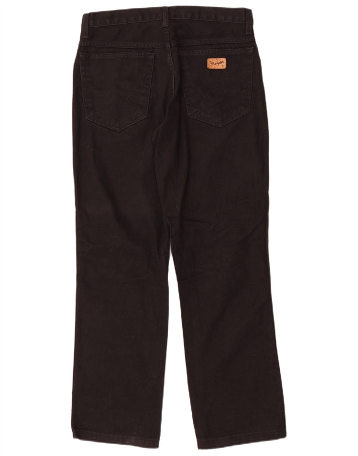 WRANGLER Ανδρικό Texas Straight Jeans W32 L30 Μαύρο βαμβακερό