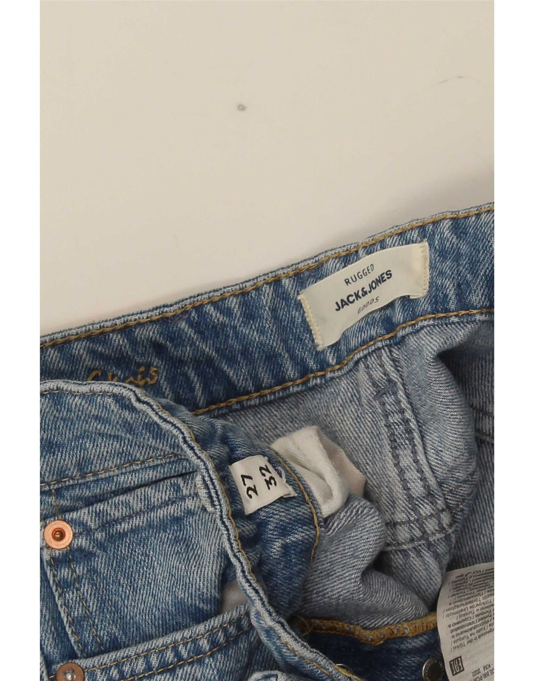 Jack & Jones Ανδρικό Slim Jeans W27 L32 Μπλε βαμβακερό