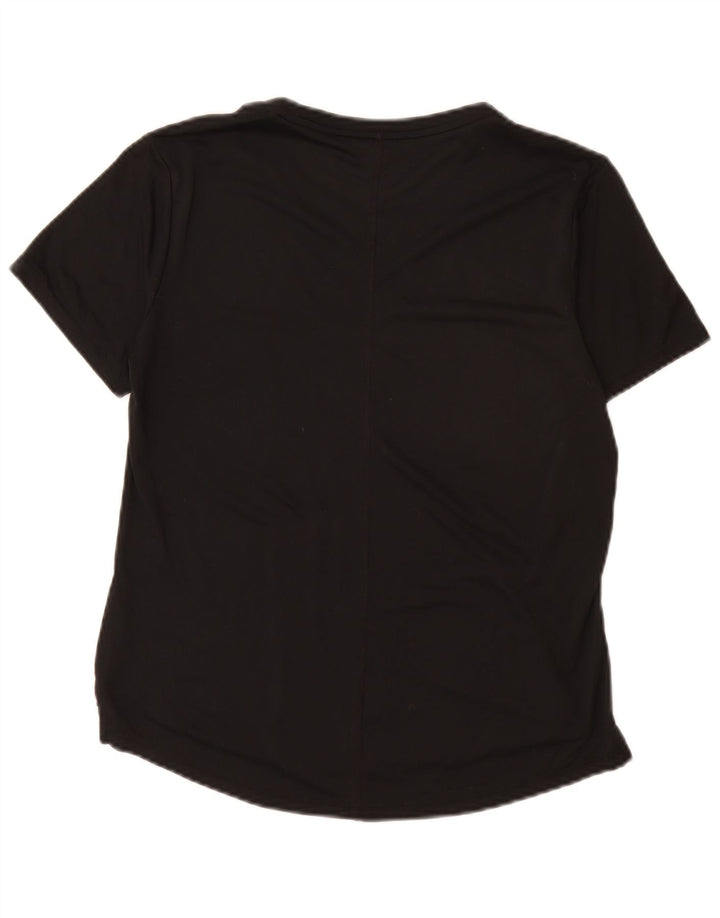 Γυναικείο μπλουζάκι Nike Dri Fit Top UK 10 Small Black Polyester