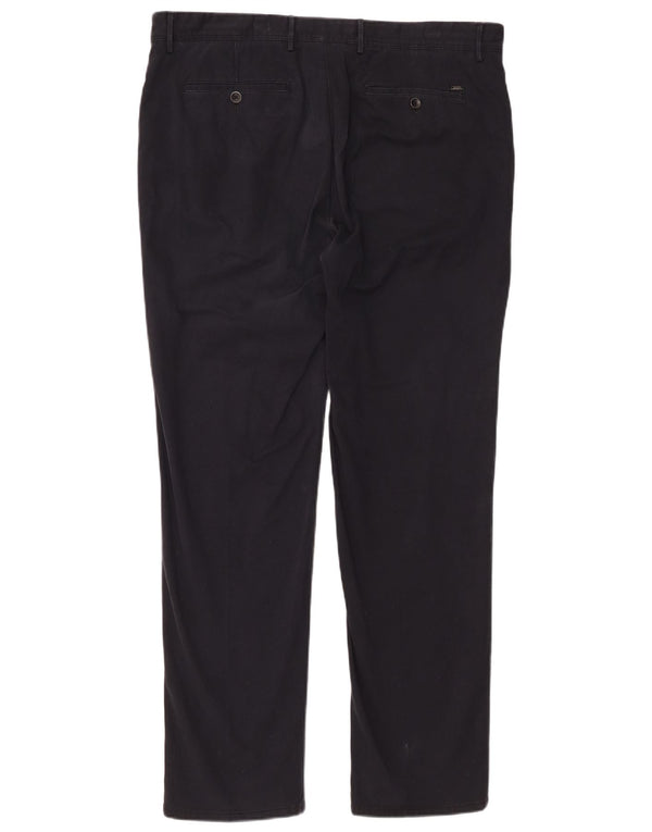 MASSIMO DUTTI Ανδρικό παντελόνι Chino με κανονική εφαρμογή EU 44 Large W34 L31 Μαύρο