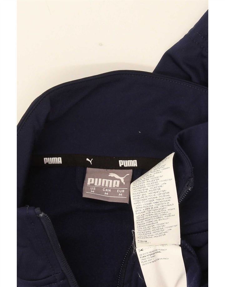 Ανδρική φόρμα Puma Μπουφάν μεσαίου μπλε ναυτικού χρώματος πολυεστέρας