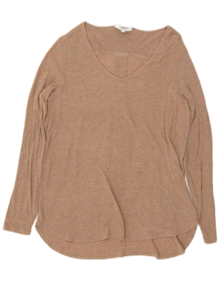 Essentials Γυναικείο τοπ μακρυμάνικο UK 12 Medium Beige Flecked
