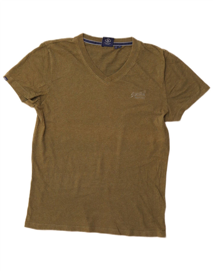 Ανδρικό T-Shirt Superdry Top Μεσαίο πράσινο βαμβακερό