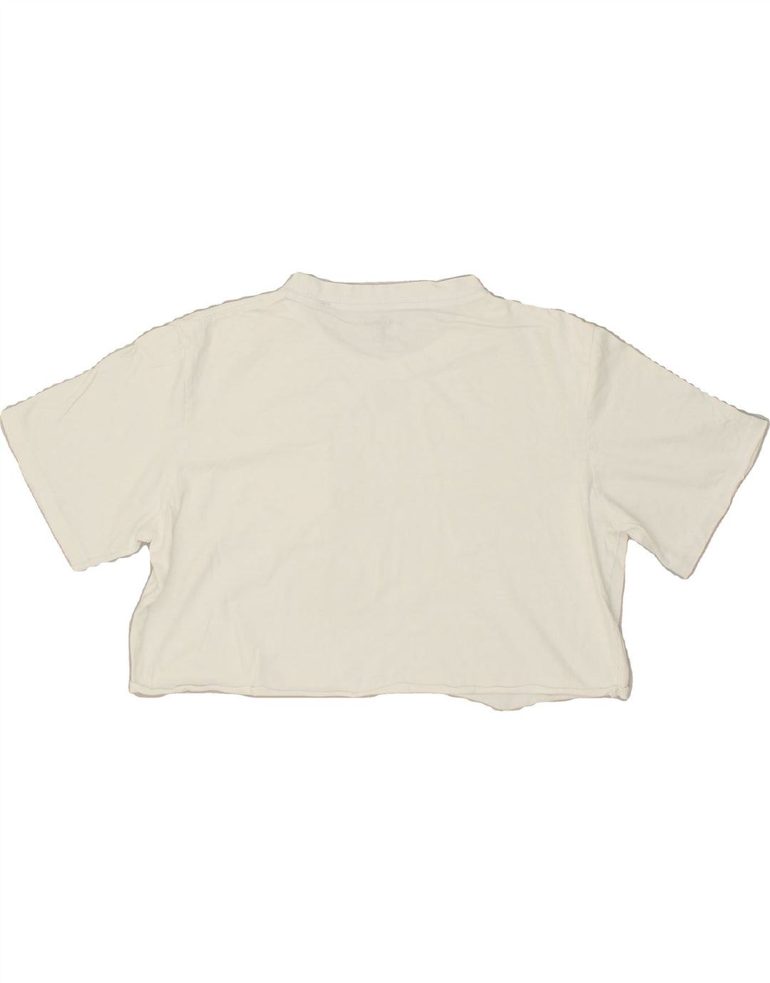 JACK & JONES Womens Crop Top UK 18 XL White Cotton | Vintage Jack & Jones | Thrift | Second-Hand Jack & Jones | Used Clothing | Messina Hembry 