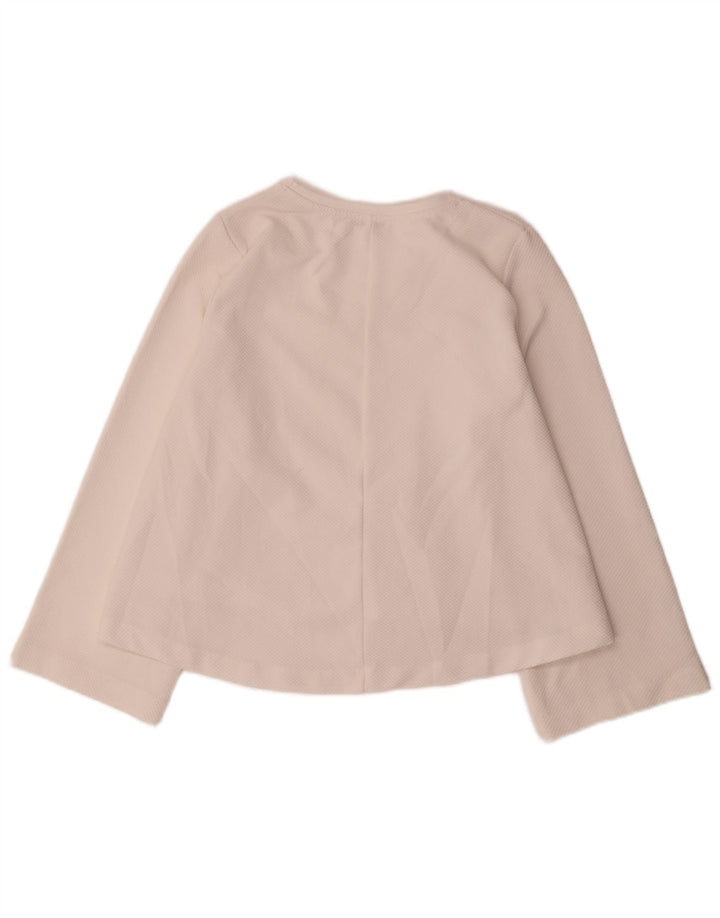 Zara Γυναικείο τοπ Trafaluc μακρυμάνικο UK 14 Medium Off White