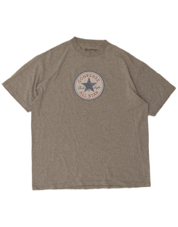 Converse Ανδρικό T-Shirt Chuck Taylor Graphic Top XL Grey