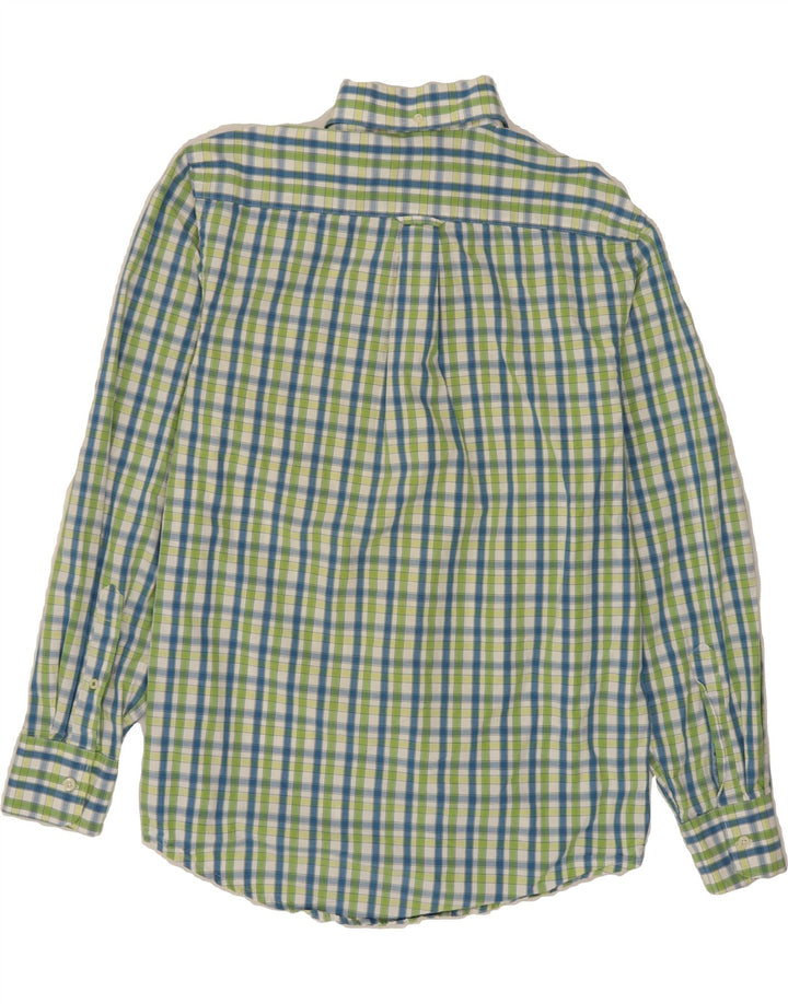 IZOD Mens Shirt Small Green Check Vintage Izod and Second-Hand Izod from Messina Hembry 