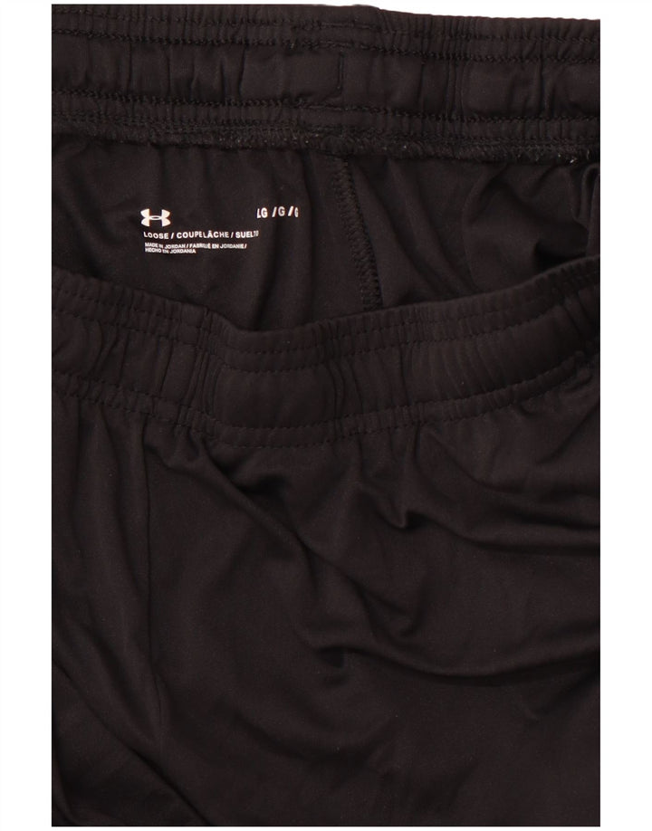 Ανδρικό Γραφικό Αθλητικό Σορτς UNDER ARMOR Μαύρο μεγάλο
