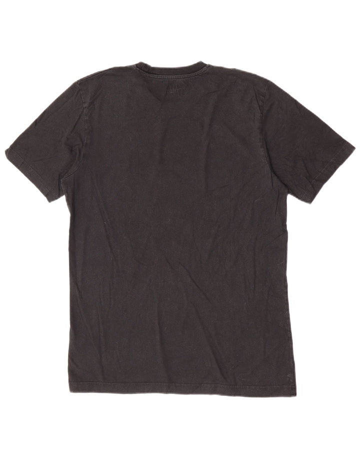Ανδρικό γραφικό T-Shirt Reebok Top Μεσαίο μαύρο βαμβακερό
