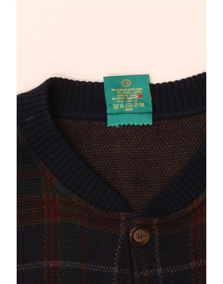 Ανδρικό πουλόβερ Canda Cardigan 2XL Πολύχρωμο Check Acrylic