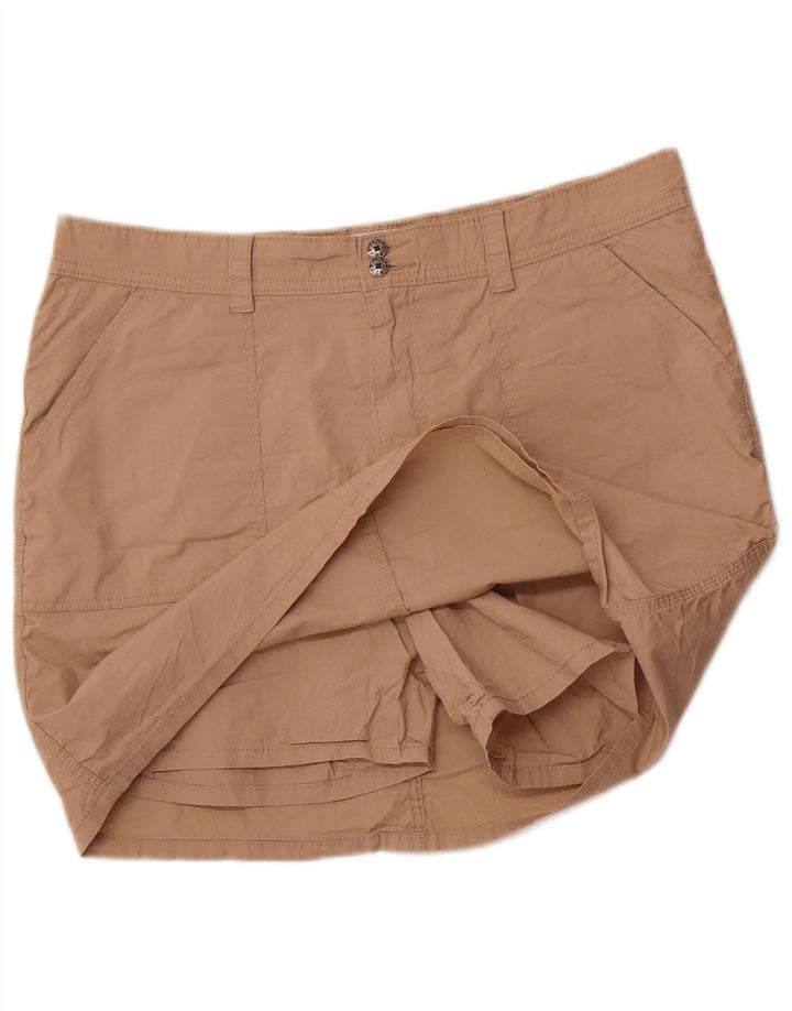 Γυναικείο Mini Skort LEE US 16 2XL Καφέ Βαμβακερό