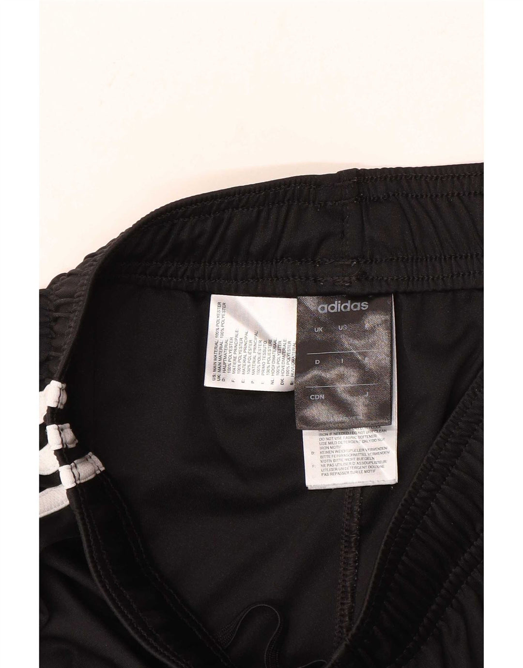 Ανδρικό αθλητικό σορτς Adidas Climalite από μικρό μαύρο πολυεστέρα