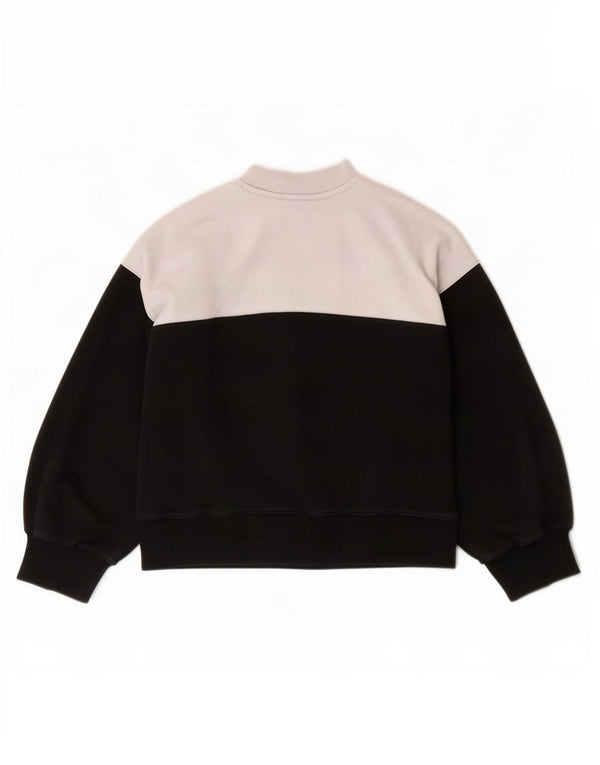 Champion Γυναικείο Φούτερ Jumper UK 16 Large Black Colourblock Βαμβακερό