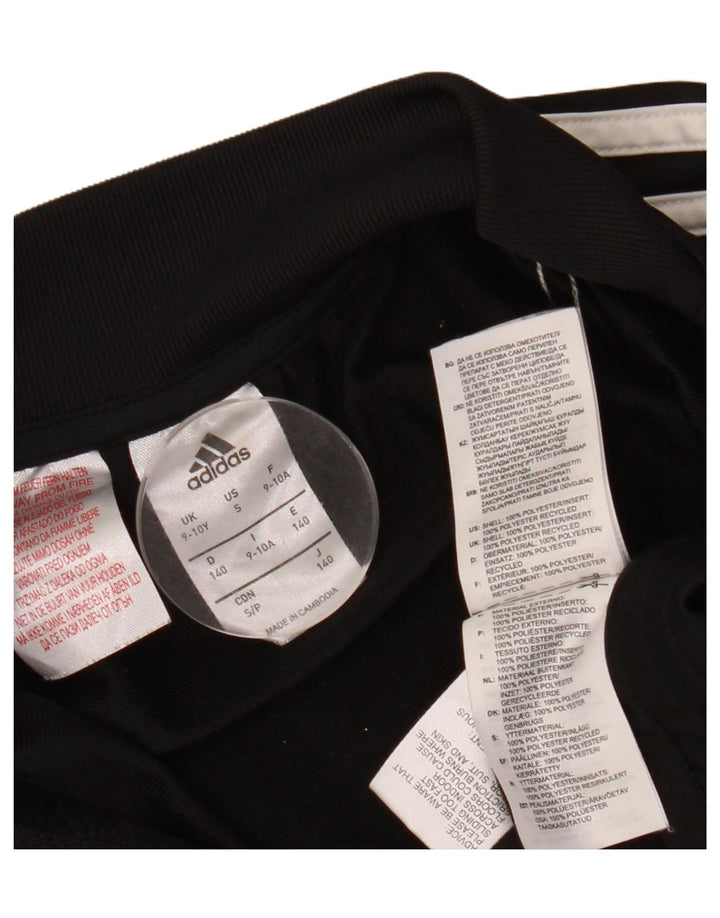 ADIDAS Boys αθλητική φόρμα Top Jacket 9-10 Years Black Polyester