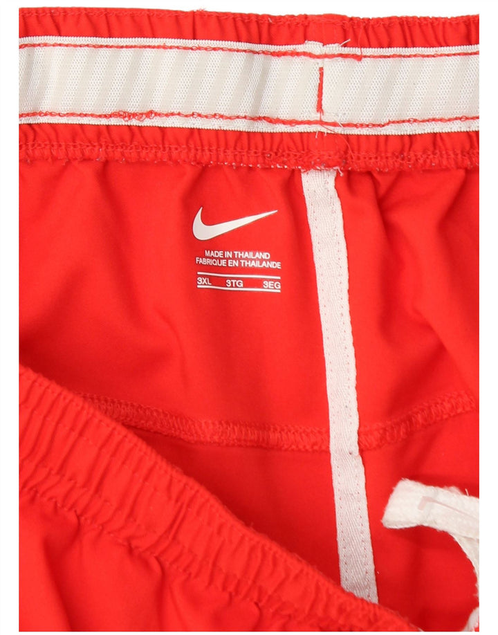 Ανδρικό αθλητικό σορτς Nike 3XL κόκκινο πολυεστέρα