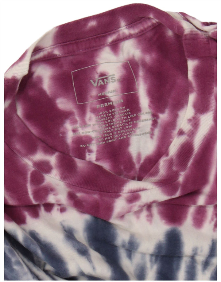 Ανδρικό γραφικό T-Shirt VANS Top Medium πολύχρωμο Tie Dye Cotton