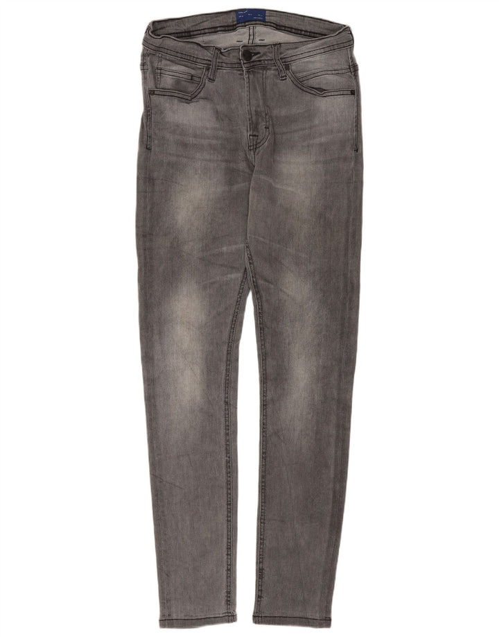 Ανδρικό Skinny Jeans Zara EU 40 Medium W31 L29 Γκρι βαμβακερό