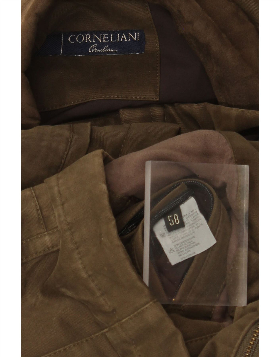 Corneliani Ανδρικό Μπουφάν IT 58 4XL Χακί