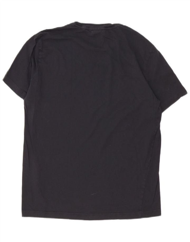 Ανδρικό γραφικό T-Shirt Champion Top Μεσαίο μαύρο βαμβακερό
