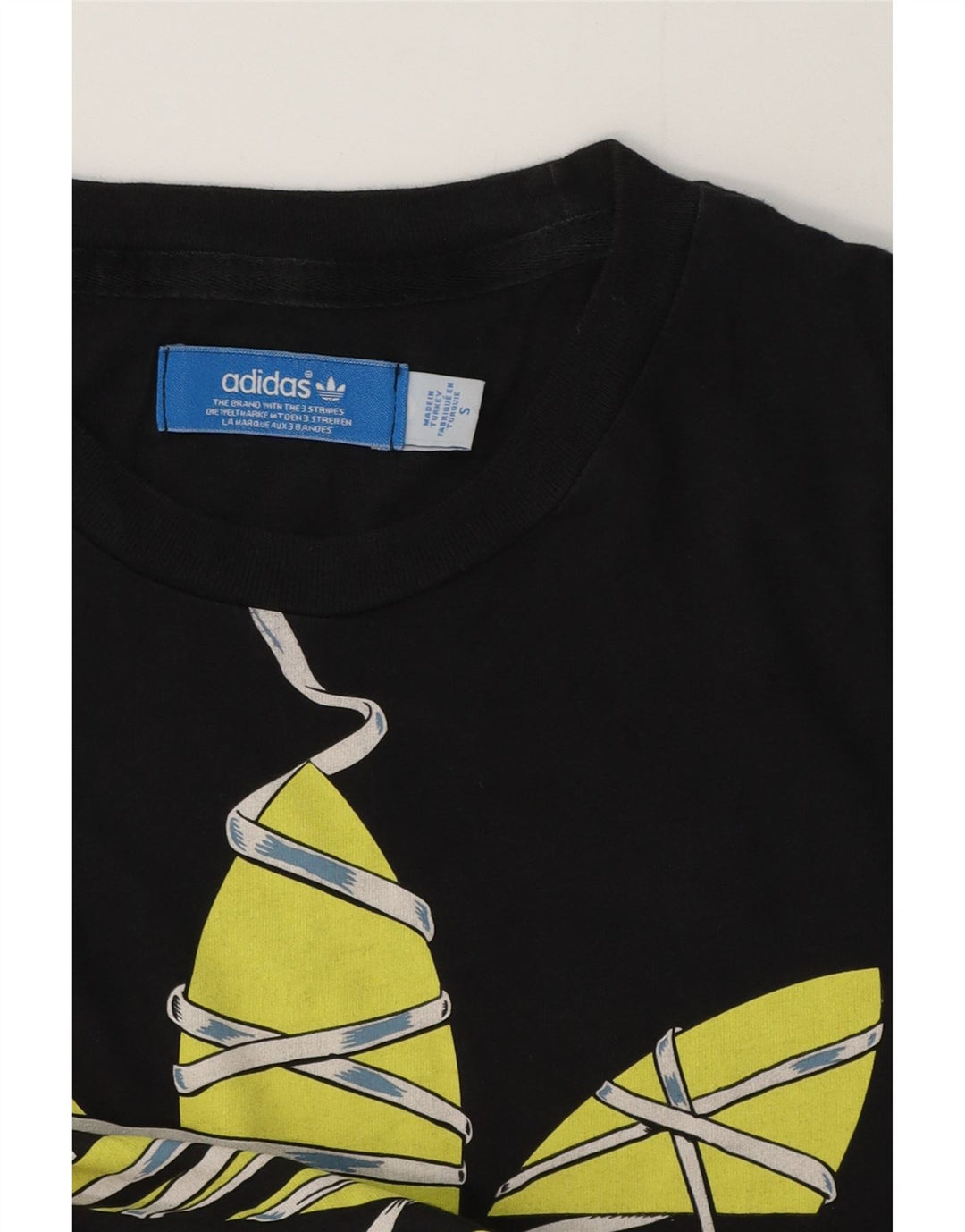 Ανδρικό γραφικό T-shirt Adidas Top Small Black