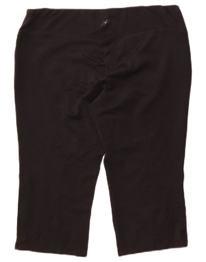 New Balance Γυναικεία Κάπρι Κολάν UK 18 XL Μαύρο Πολυεστέρας