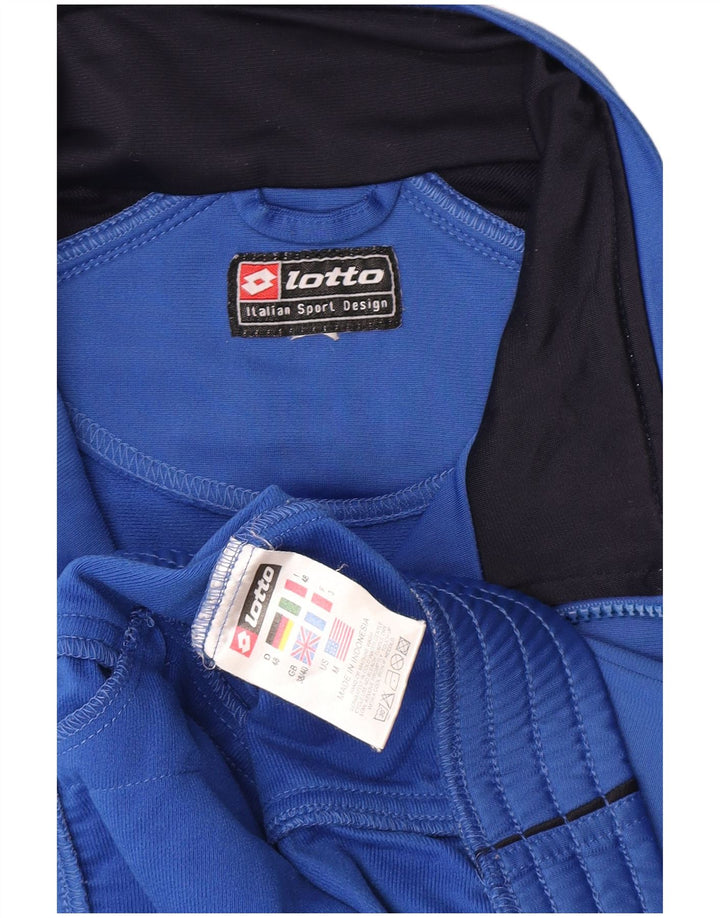 Ανδρική φόρμα Lotto Top Jacket UK 38/40 Medium Blue Colorblock Polyester