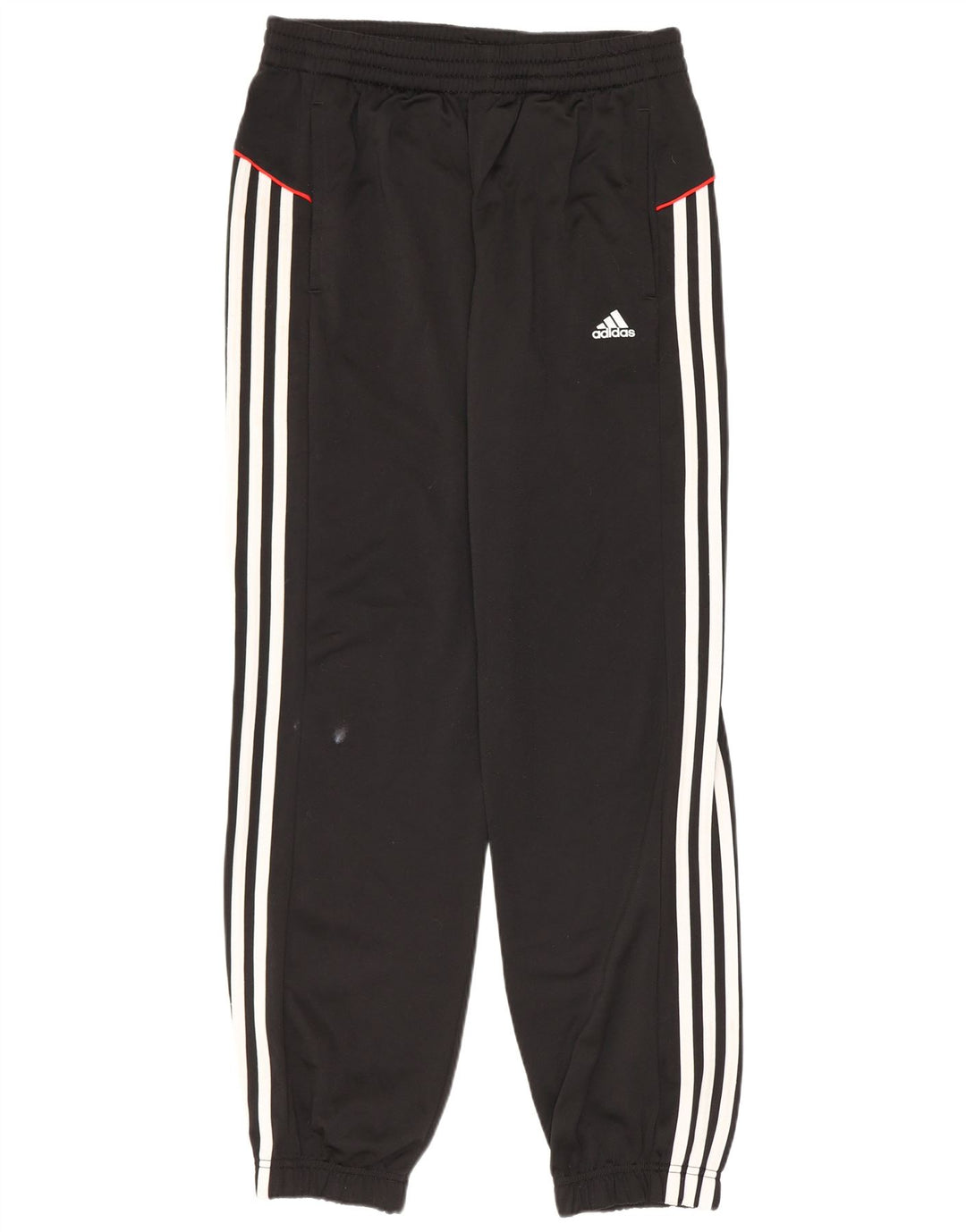 Adidas Boys Tracksuit Trousers Joggers 13-14 Years Black Polyester
