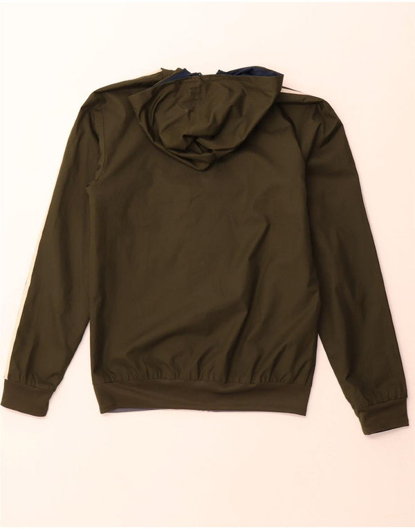 Ανδρική αθλητική φόρμα με κουκούλα ADIDAS Top Jacket XS Khaki Polyester