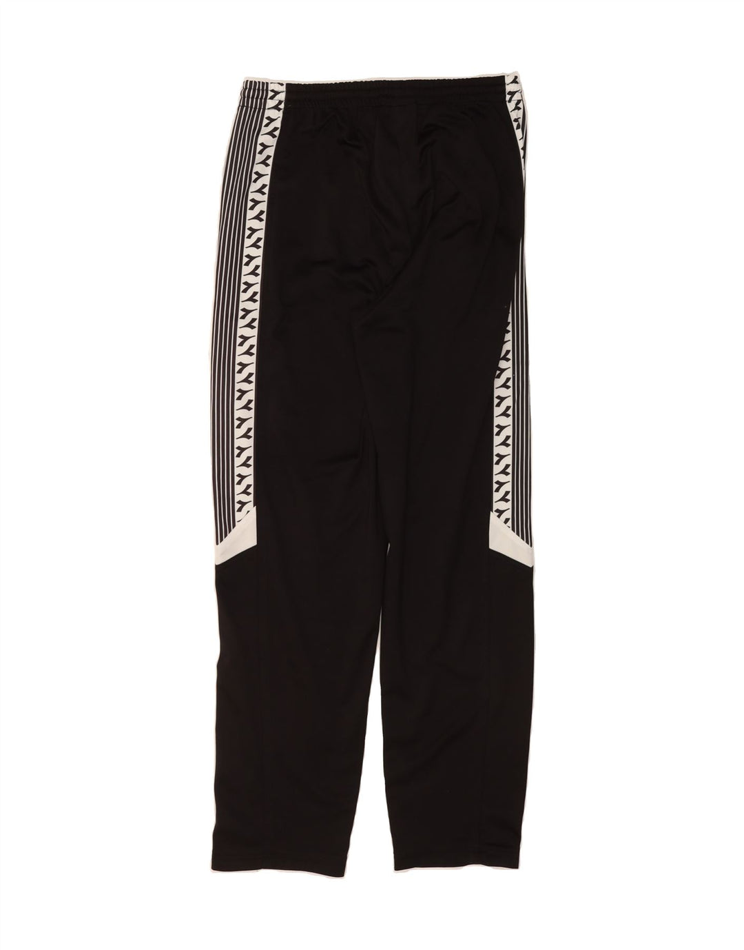 DIADORA Mens Graphic Tracksuit Trousers UK 42 Large  Black Polyester Vintage Diadora and Second-Hand Diadora from Messina Hembry 
