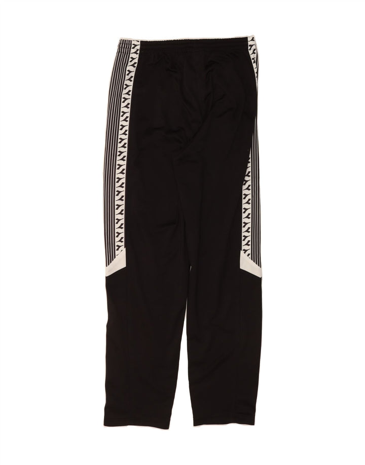 DIADORA Mens Graphic Tracksuit Trousers UK 42 Large  Black Polyester Vintage Diadora and Second-Hand Diadora from Messina Hembry 