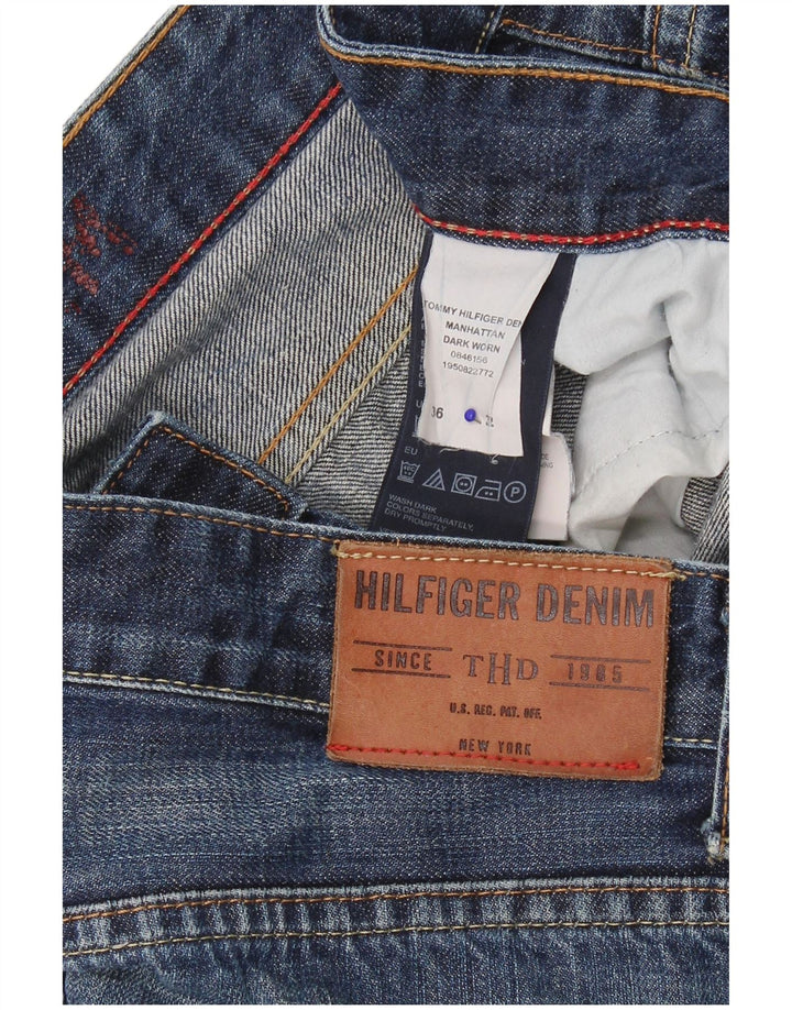 Tommy Hilfiger Ανδρικό Bootcut Jeans W36 L32 Navy Blue Cotton