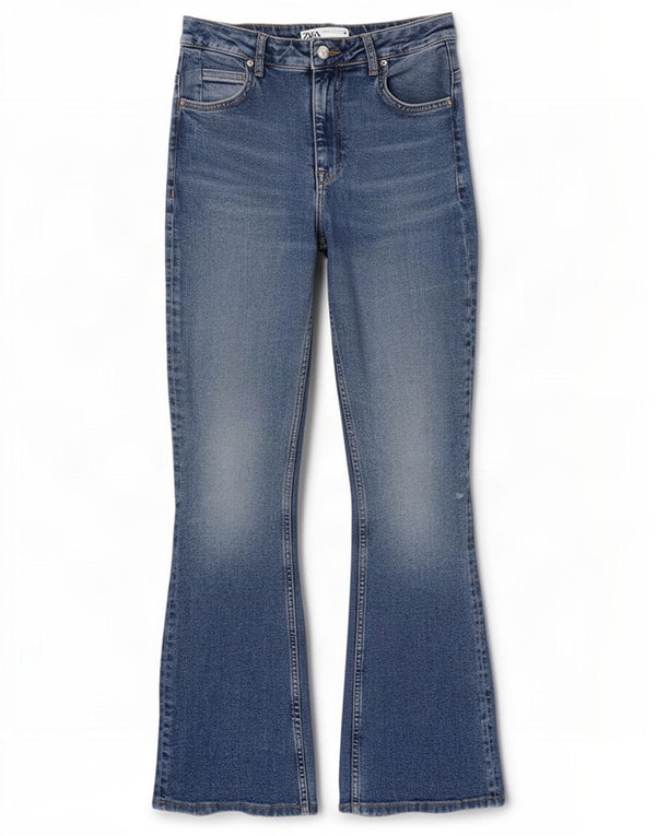 Zara Γυναικείο Τζιν EU 40 Medium W30 L31 Μπλε βαμβακερό