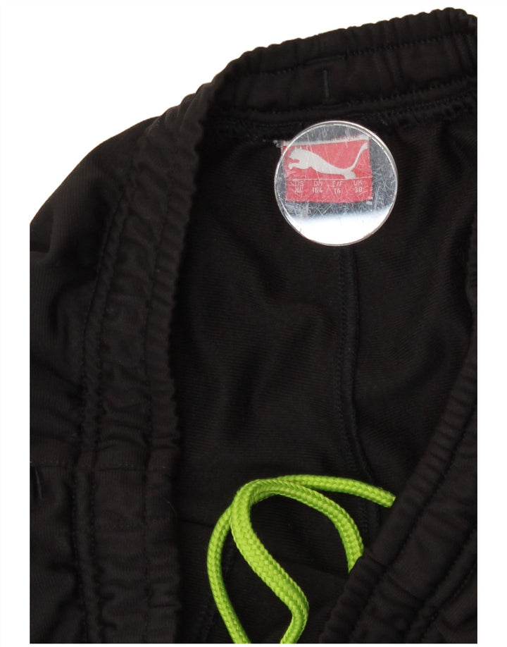 Puma Boys Graphic αθλητική φόρμα παντελόνι Joggers 13-14 ετών μαύρο πολυεστέρα