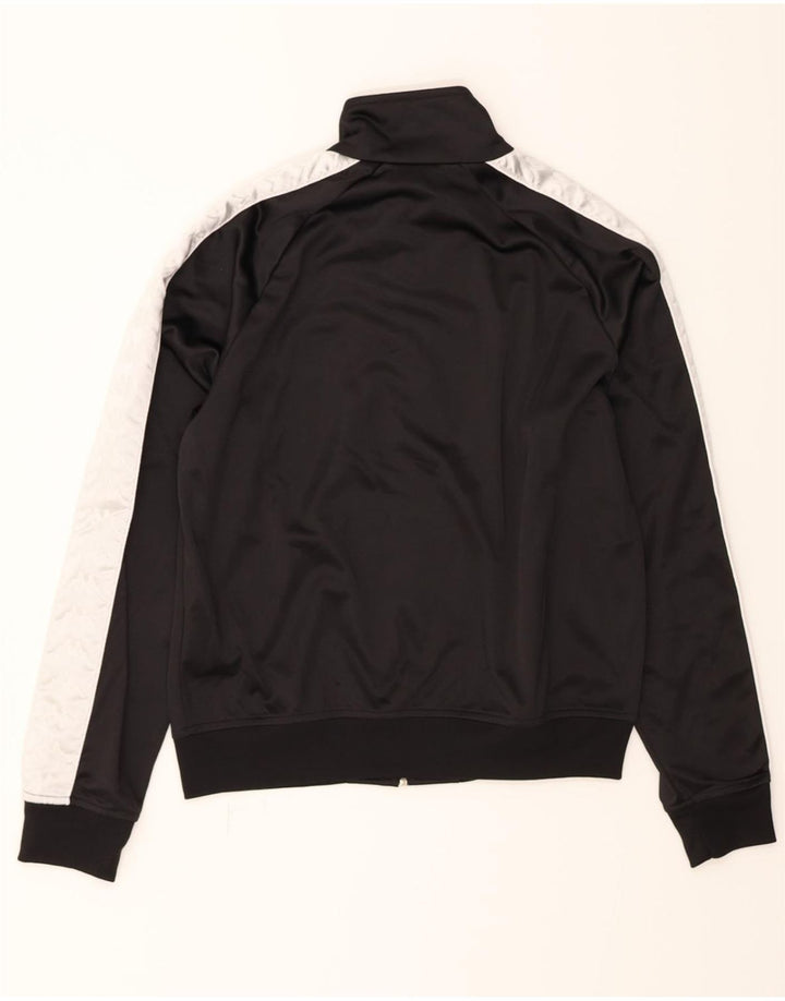 KAPPA Womens Tracksuit Top Jacket UK 18 XL Black Colourblock Polyester Vintage Kappa and Second-Hand Kappa from Messina Hembry 